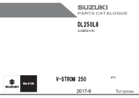Suzuki DL250 V-Strom 250 - Parts Catalog 2017 EN